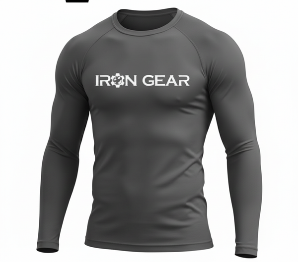 Long sleeve compression grey