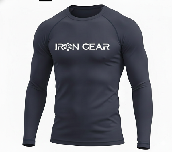 Long sleeve compression blue